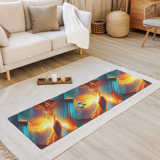 Elevate your yoga experience with our yoga mat, where style meets functionality to enrich your yoga practice sessions. Crafted with a durable rubber base and topped with luxurious microsuede top for optimal grip and support. The anti-slip rubber bottom ensures stability during exercises, meditation and yoga practices.