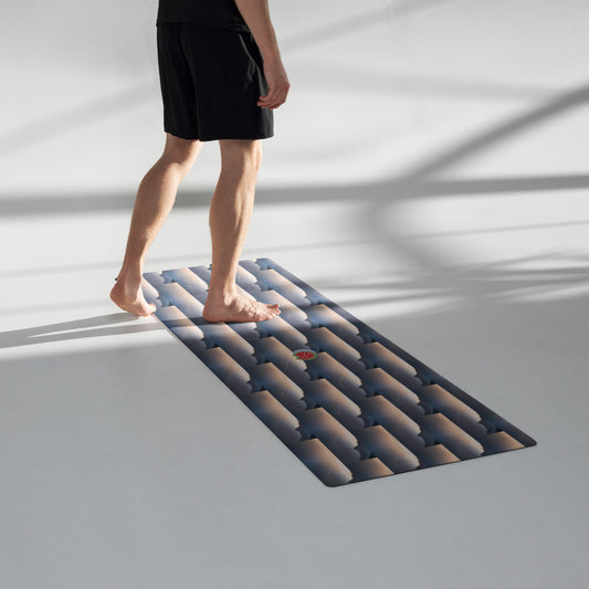 Elevate your yoga experience with our yoga mat, where style meets functionality to enrich your yoga practice sessions. Crafted with a durable rubber base and topped with luxurious microsuede top for optimal grip and support. The anti-slip rubber bottom ensures stability during exercises, meditation and yoga practices.
