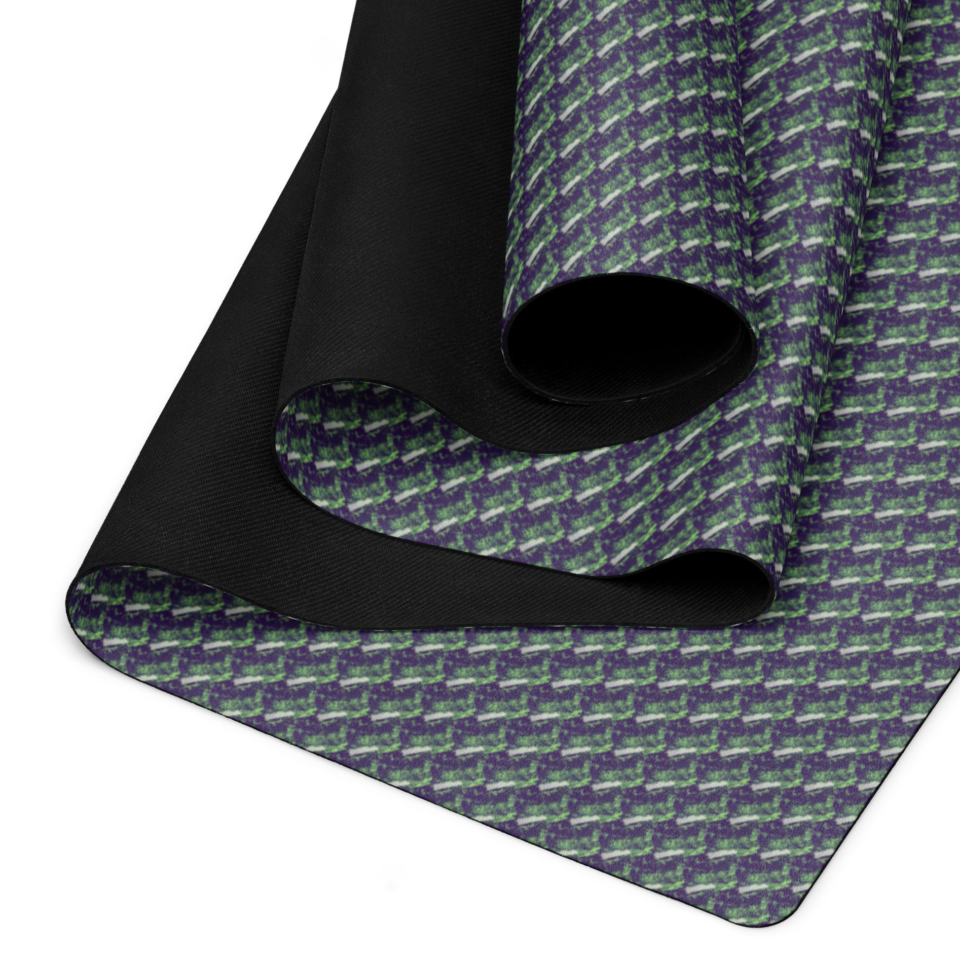 Elevate your yoga experience with our yoga mat, where style meets functionality to enrich your yoga practice sessions. Crafted with a durable rubber base and topped with luxurious microsuede top for optimal grip and support. The anti-slip rubber bottom ensures stability during exercises, meditation and yoga practices.
