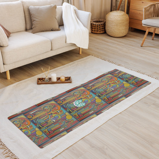 Elevate your yoga experience with our yoga mat, where style meets functionality to enrich your yoga practice sessions. Crafted with a durable rubber base and topped with luxurious microsuede top for optimal grip and support. The anti-slip rubber bottom ensures stability during exercises, meditation and yoga practices.