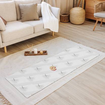 Elevate your yoga experience with our yoga mat, where style meets functionality to enrich your yoga practice sessions. Crafted with a durable rubber base and topped with luxurious microsuede top for optimal grip and support. The anti-slip rubber bottom ensures stability during exercises, meditation and yoga practices.
