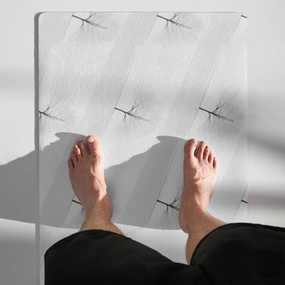 Elevate your yoga experience with our yoga mat, where style meets functionality to enrich your yoga practice sessions. Crafted with a durable rubber base and topped with luxurious microsuede top for optimal grip and support. The anti-slip rubber bottom ensures stability during exercises, meditation and yoga practices.