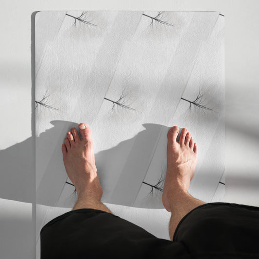Elevate your yoga experience with our yoga mat, where style meets functionality to enrich your yoga practice sessions. Crafted with a durable rubber base and topped with luxurious microsuede top for optimal grip and support. The anti-slip rubber bottom ensures stability during exercises, meditation and yoga practices.
