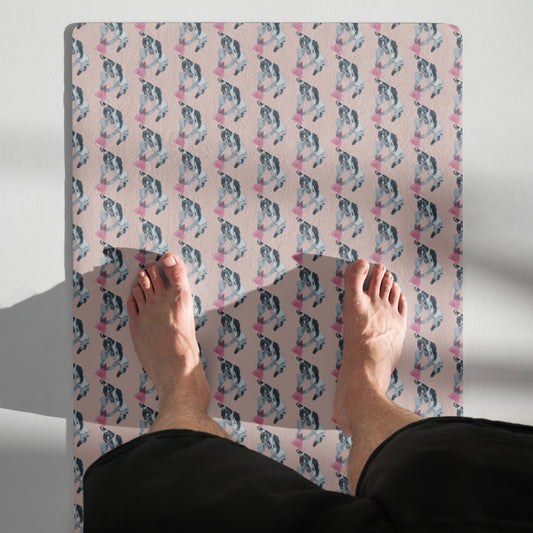 Elevate your yoga experience with our yoga mat, where style meets functionality to enrich your yoga practice sessions. Crafted with a durable rubber base and topped with luxurious microsuede top for optimal grip and support. The anti-slip rubber bottom ensures stability during exercises, meditation and yoga practices.