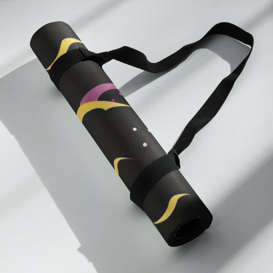 Elevate your yoga experience with our yoga mat, where style meets functionality to enrich your yoga practice sessions. Crafted with a durable rubber base and topped with luxurious microsuede top for optimal grip and support. The anti-slip rubber bottom ensures stability during exercises, meditation and yoga practices.