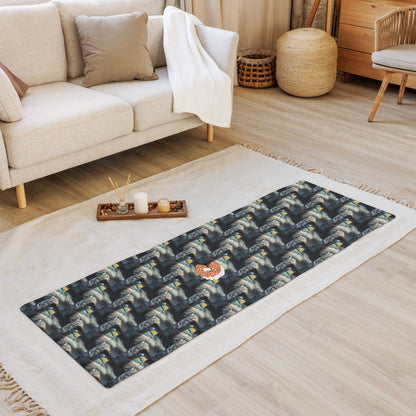 Elevate your yoga experience with our yoga mat, where style meets functionality to enrich your yoga practice sessions. Crafted with a durable rubber base and topped with luxurious microsuede top for optimal grip and support. The anti-slip rubber bottom ensures stability during exercises, meditation and yoga practices.