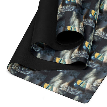 Elevate your yoga experience with our yoga mat, where style meets functionality to enrich your yoga practice sessions. Crafted with a durable rubber base and topped with luxurious microsuede top for optimal grip and support. The anti-slip rubber bottom ensures stability during exercises, meditation and yoga practices.