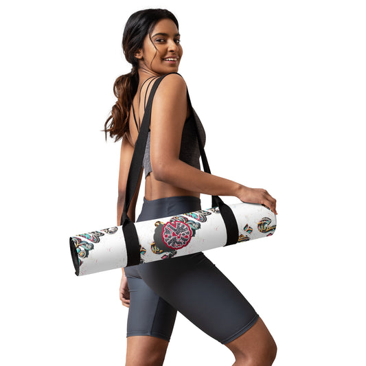 Elevate your yoga experience with our yoga mat, where style meets functionality to enrich your yoga practice sessions. Crafted with a durable rubber base and topped with luxurious microsuede top for optimal grip and support. The anti-slip rubber bottom ensures stability during exercises, meditation and yoga practices.