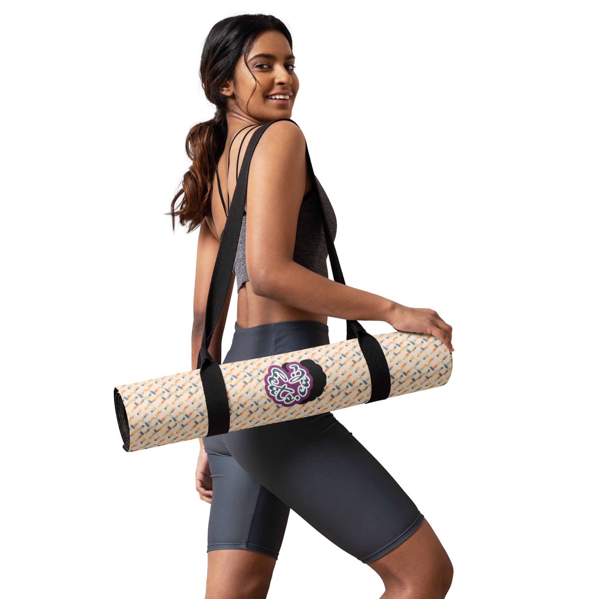 Elevate your yoga experience with our yoga mat, where style meets functionality to enrich your yoga practice sessions. Crafted with a durable rubber base and topped with luxurious microsuede top for optimal grip and support. The anti-slip rubber bottom ensures stability during exercises, meditation and yoga practices.