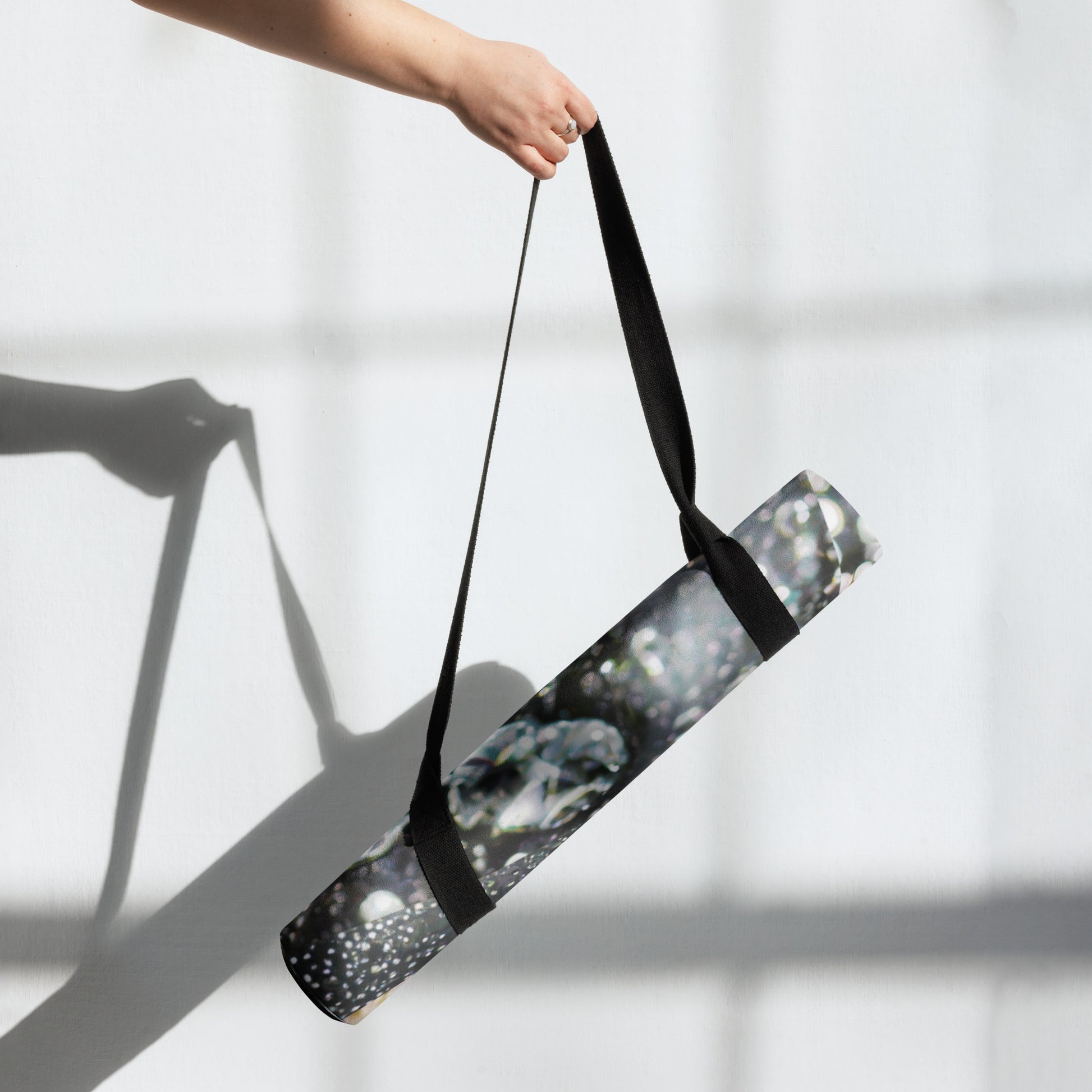 Elevate your yoga experience with our yoga mat, where style meets functionality to enrich your yoga practice sessions. Crafted with a durable rubber base and topped with luxurious microsuede top for optimal grip and support. The anti-slip rubber bottom ensures stability during exercises, meditation and yoga practices.