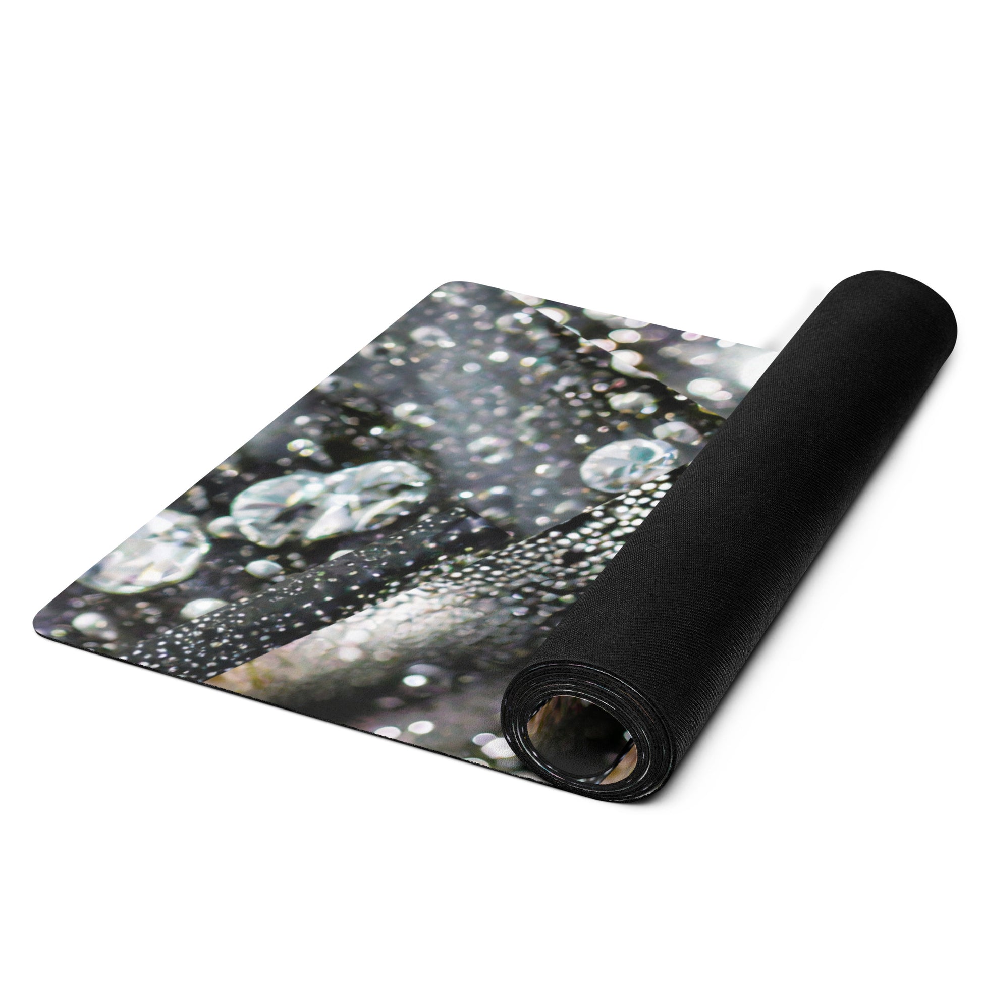 Elevate your yoga experience with our yoga mat, where style meets functionality to enrich your yoga practice sessions. Crafted with a durable rubber base and topped with luxurious microsuede top for optimal grip and support. The anti-slip rubber bottom ensures stability during exercises, meditation and yoga practices.